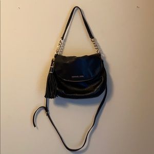 Michael Kors Bedford Black Tassel Crossbody